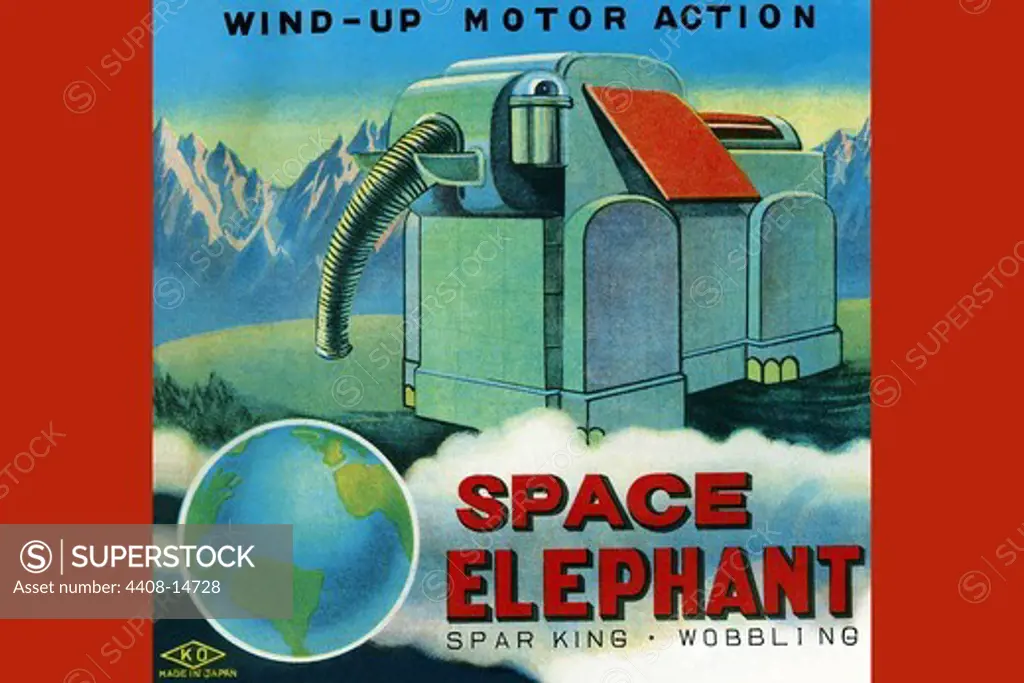 Space Elephant, Robots, ray guns & rocket ships