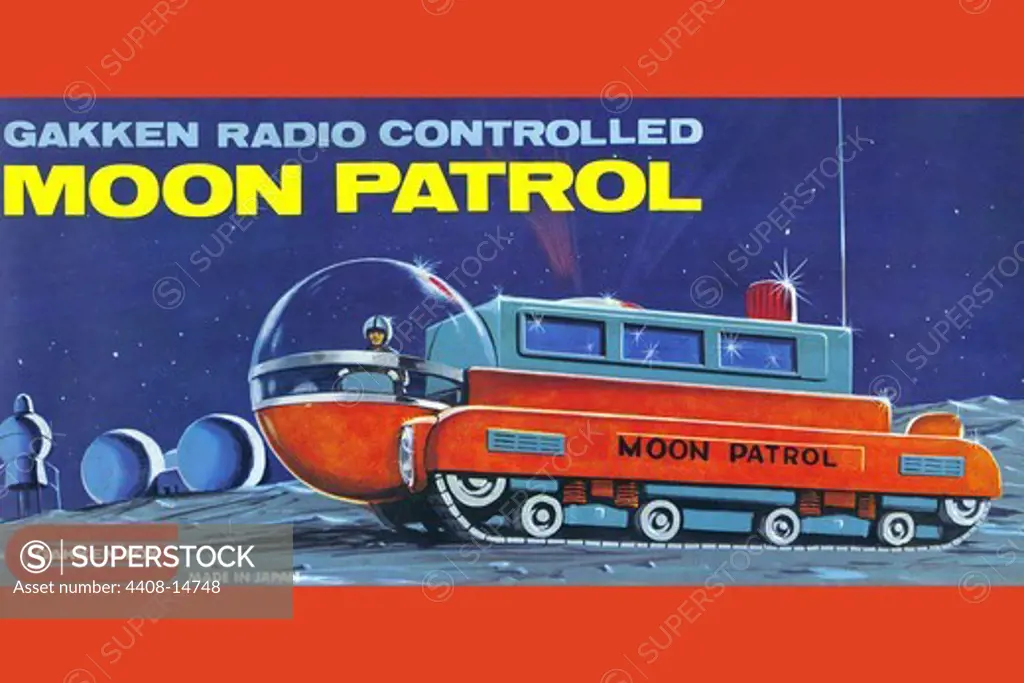 Moon Patrol, Robots, ray guns & rocket ships