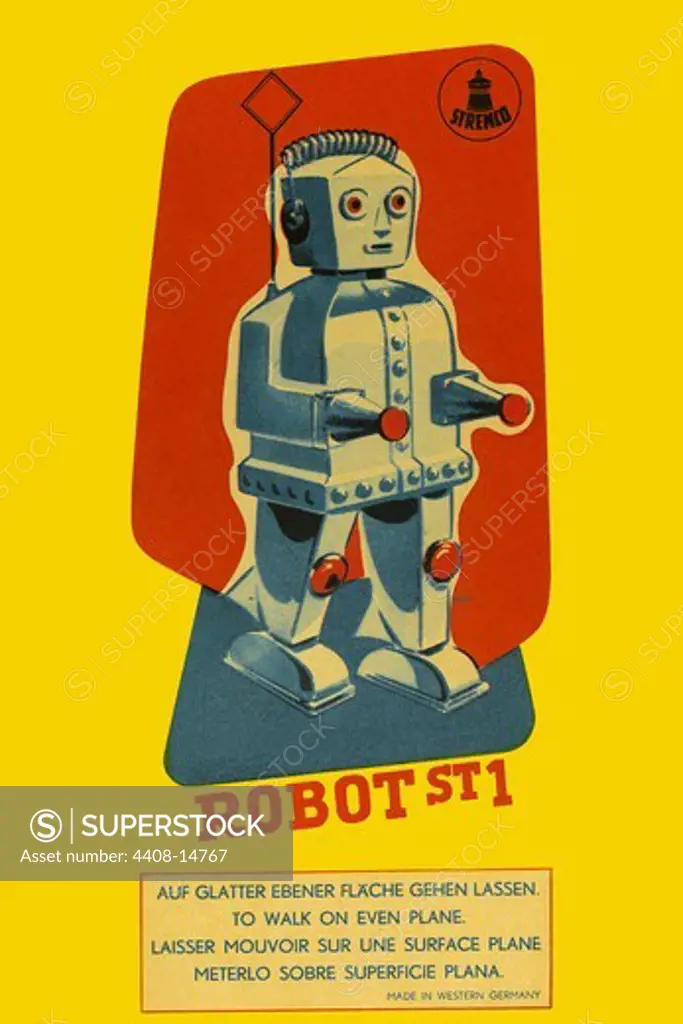Robot ST1, Robots, ray guns & rocket ships