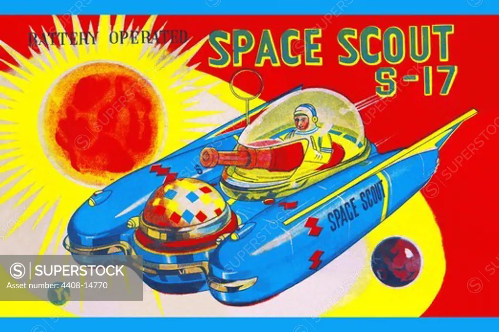 Space Scout S-17, Robots, ray guns & rocket ships