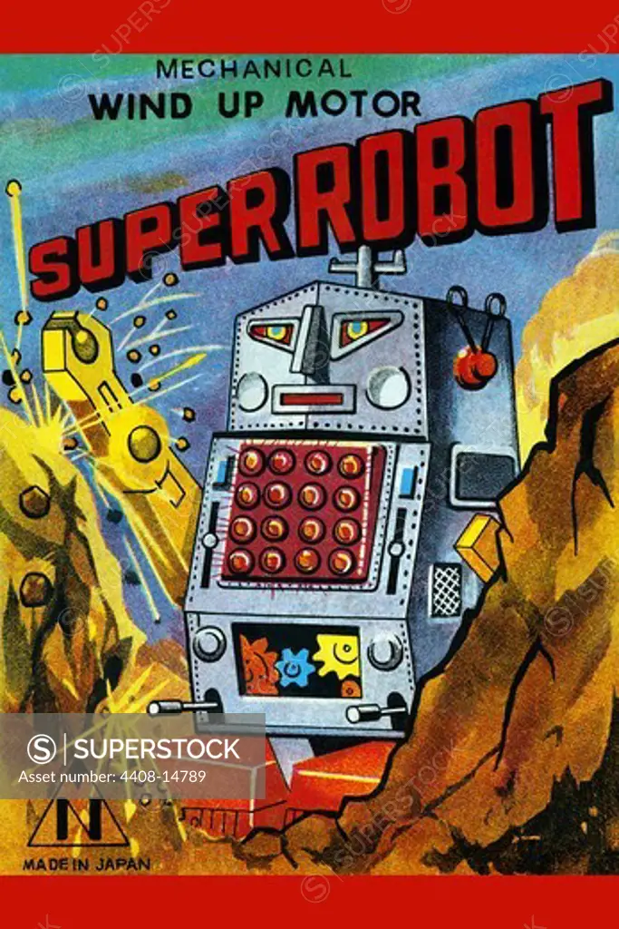 Super Robot, Robots, ray guns & rocket ships