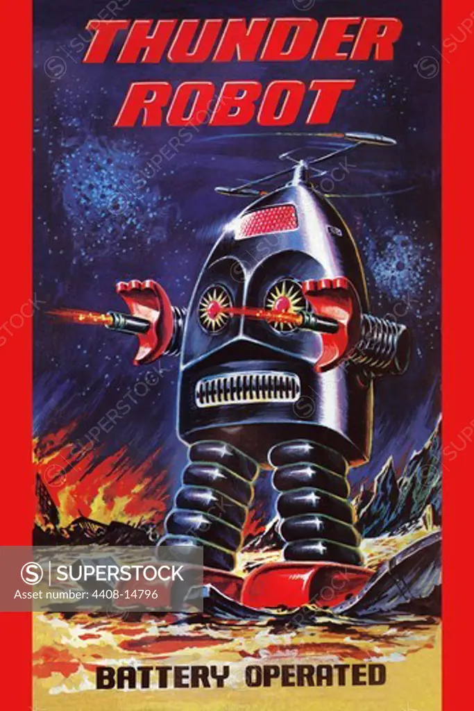 Thunder Robot, Robots, ray guns & rocket ships