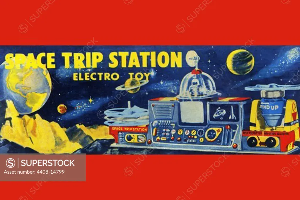 Space Trip Station Electro Toy, Robots, ray guns & rocket ships