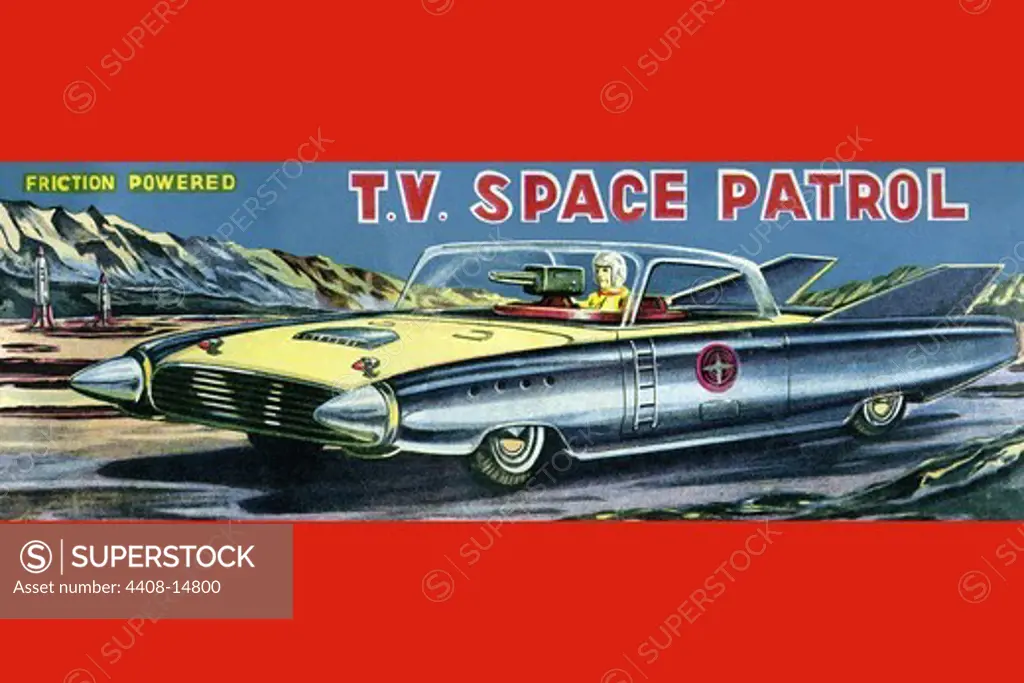 T.V. Space Patrol Car, Robots, ray guns & rocket ships
