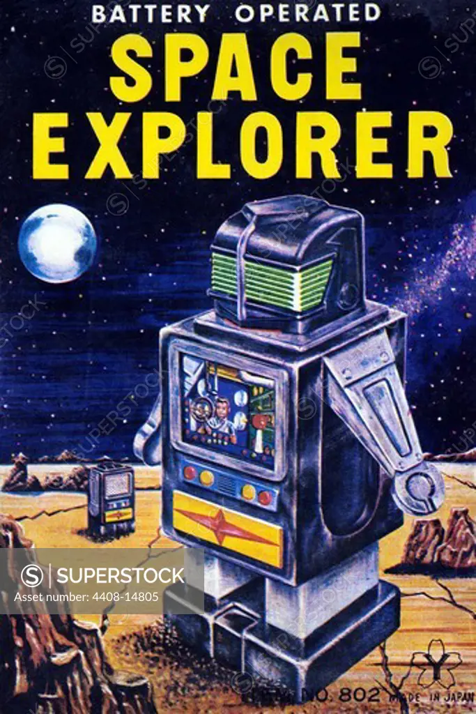 Space Explorer, Robots, ray guns & rocket ships