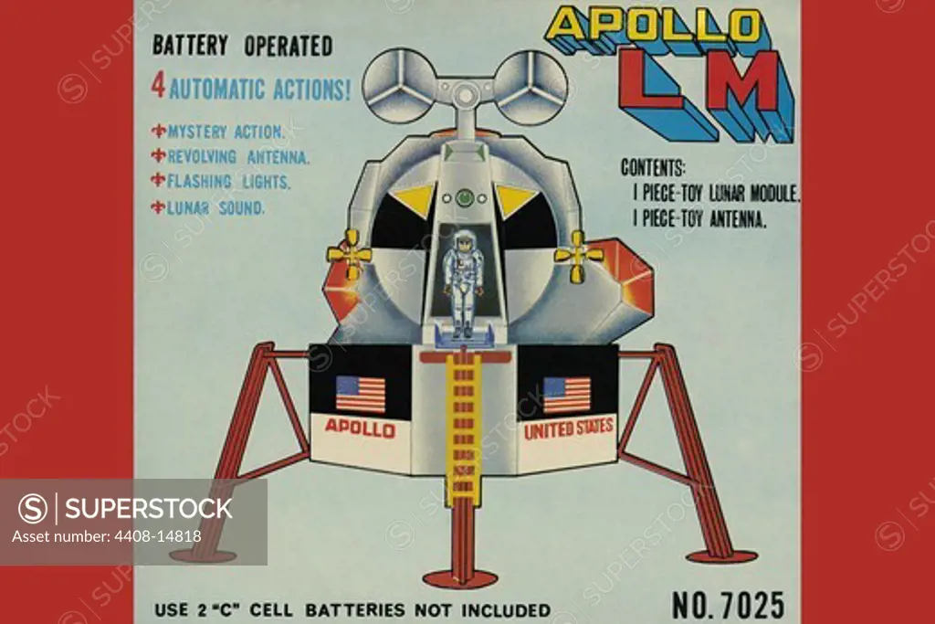 Apollo L-M (Lunar Module), Robots, ray guns & rocket ships
