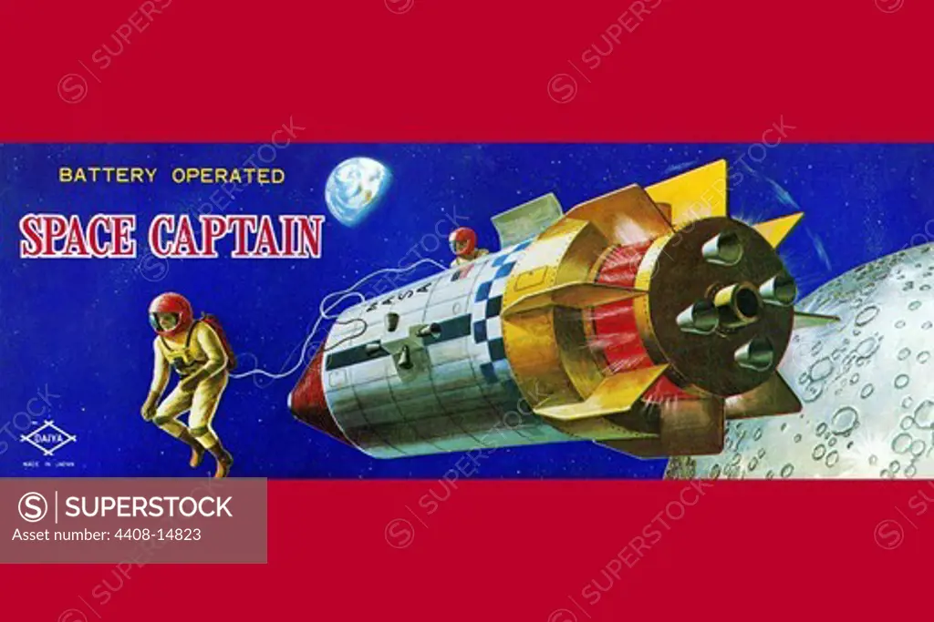 Space Captain, Robots, ray guns & rocket ships