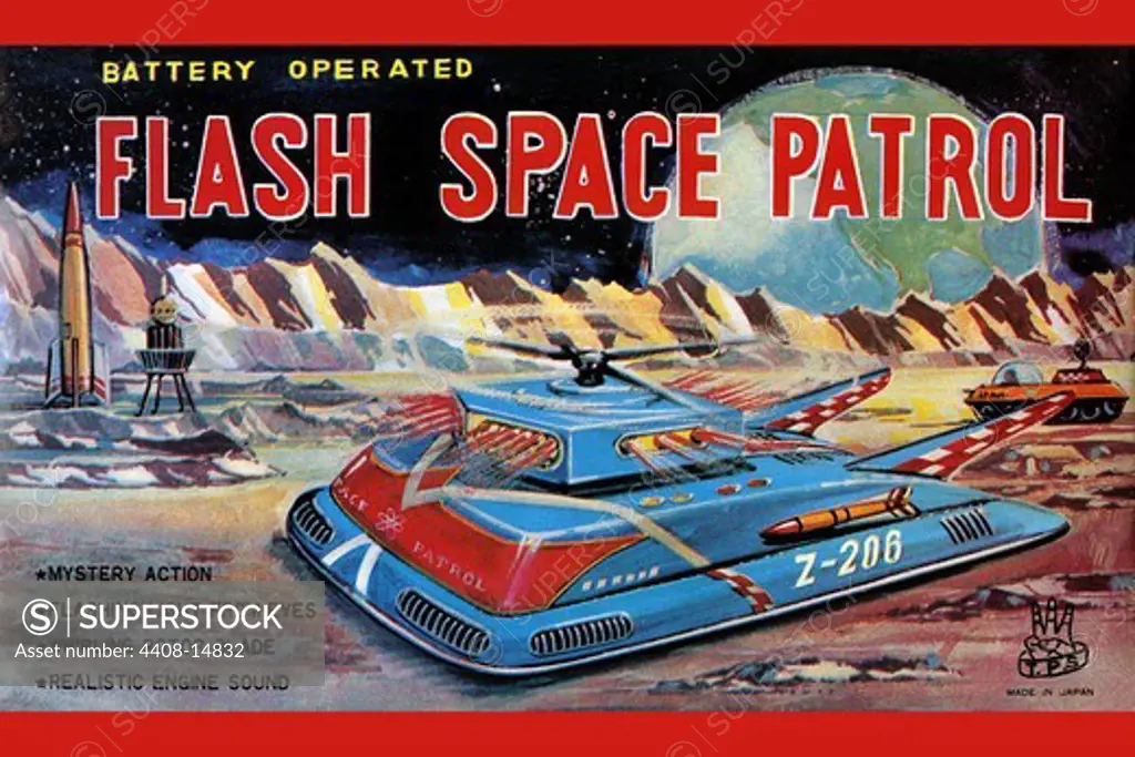 Flash Space Patrol, Robots, ray guns & rocket ships