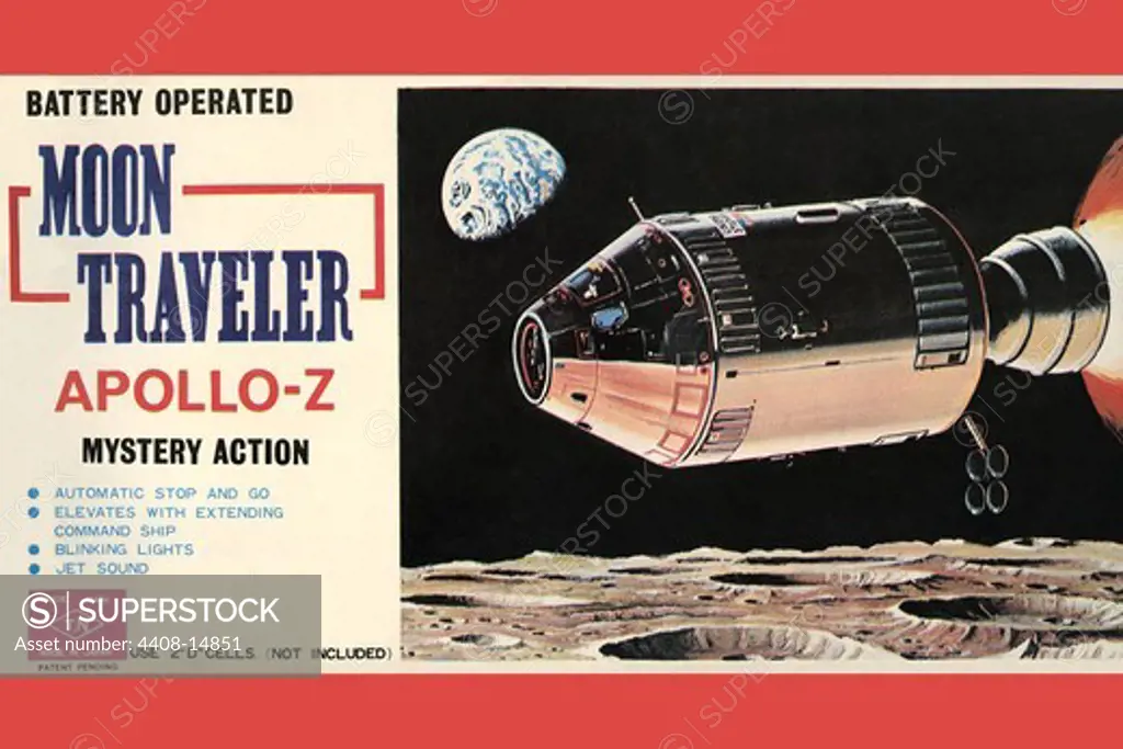 Moon Traveler Apollo-Z, Robots, ray guns & rocket ships
