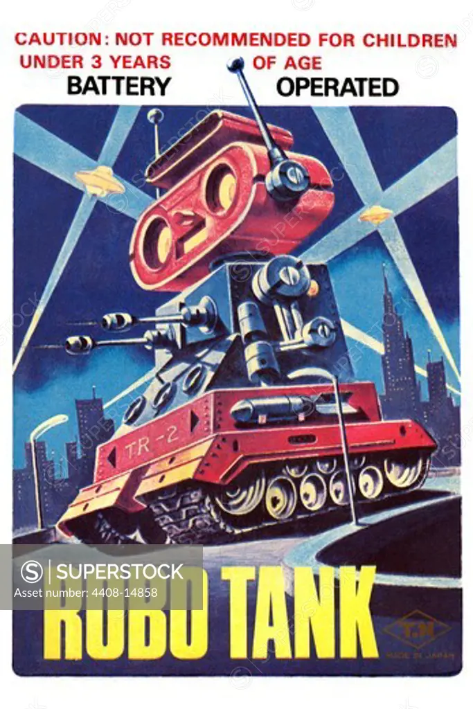 Robo Tank, Robots, ray guns & rocket ships