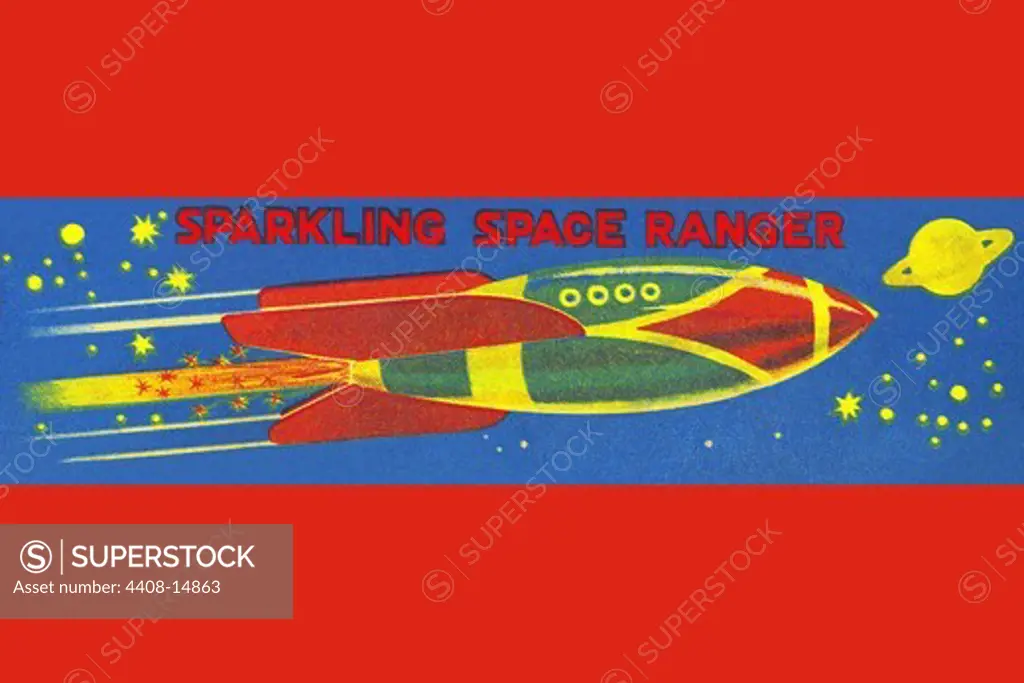 Sparkling Space Ranger, Robots, ray guns & rocket ships