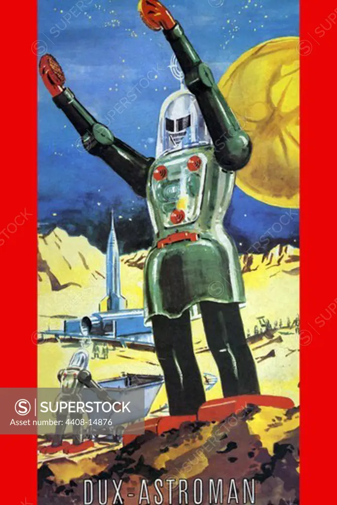 Dux Astroman, Robots, ray guns & rocket ships