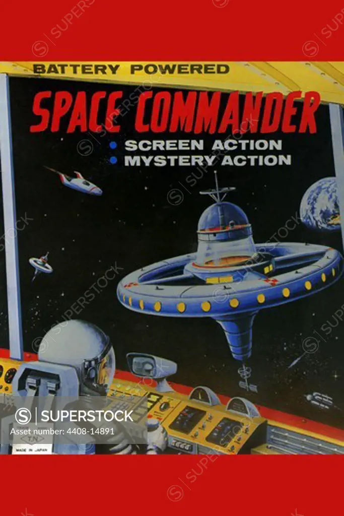 Space Commander, Robots, ray guns & rocket ships