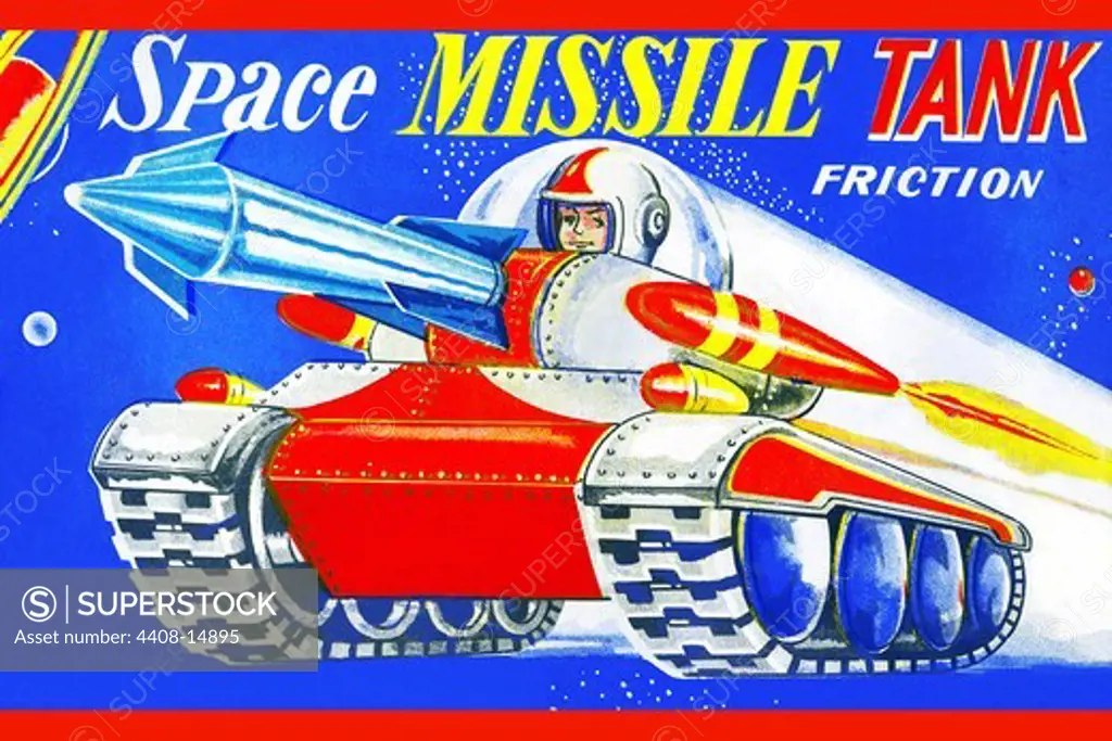 Space Missile Tank, Robots, ray guns & rocket ships
