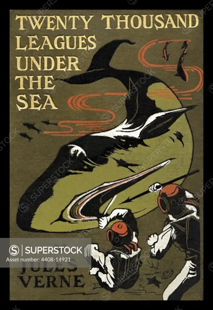 Twenty Thousand Leagues Under the Sea, Book Cover