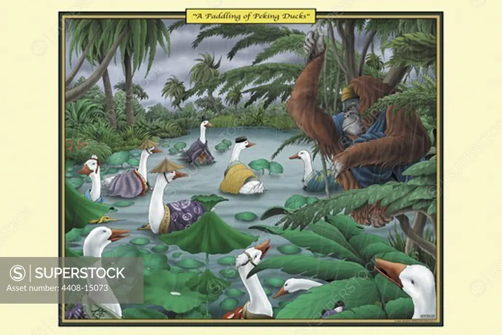 Paddling of Peking Ducks, Bark Heard Round The World