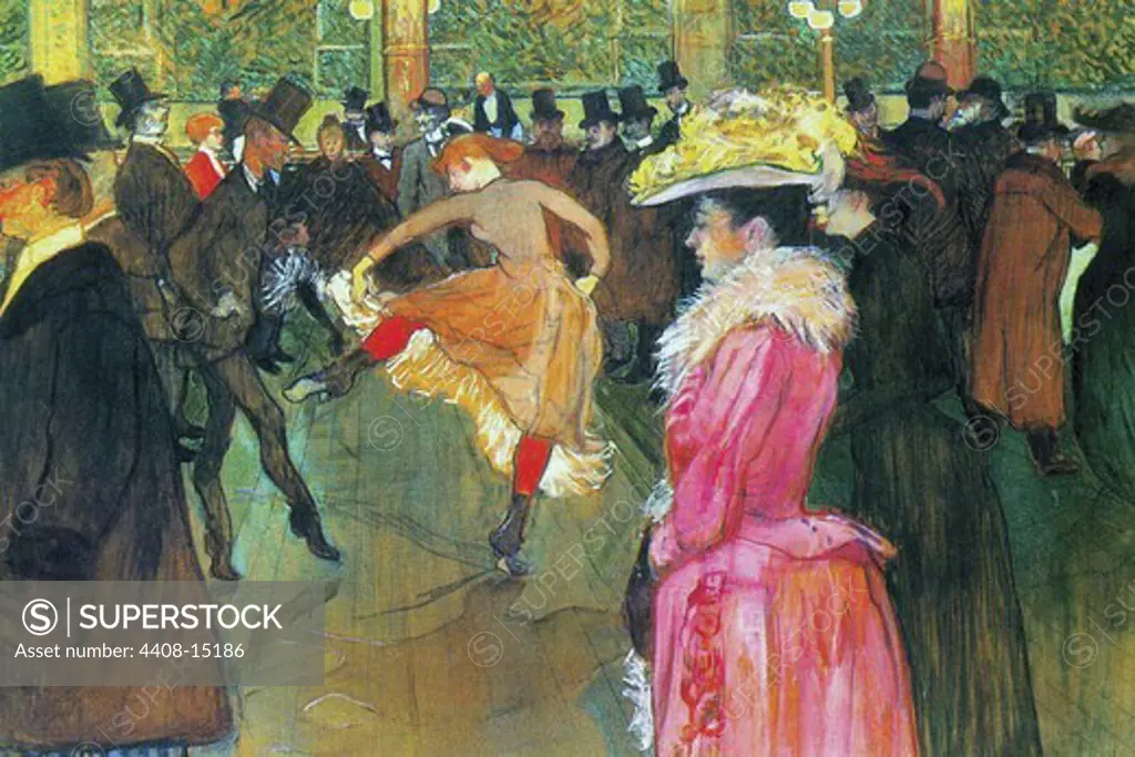 Ball in the Moulin Rouge , Fine Art