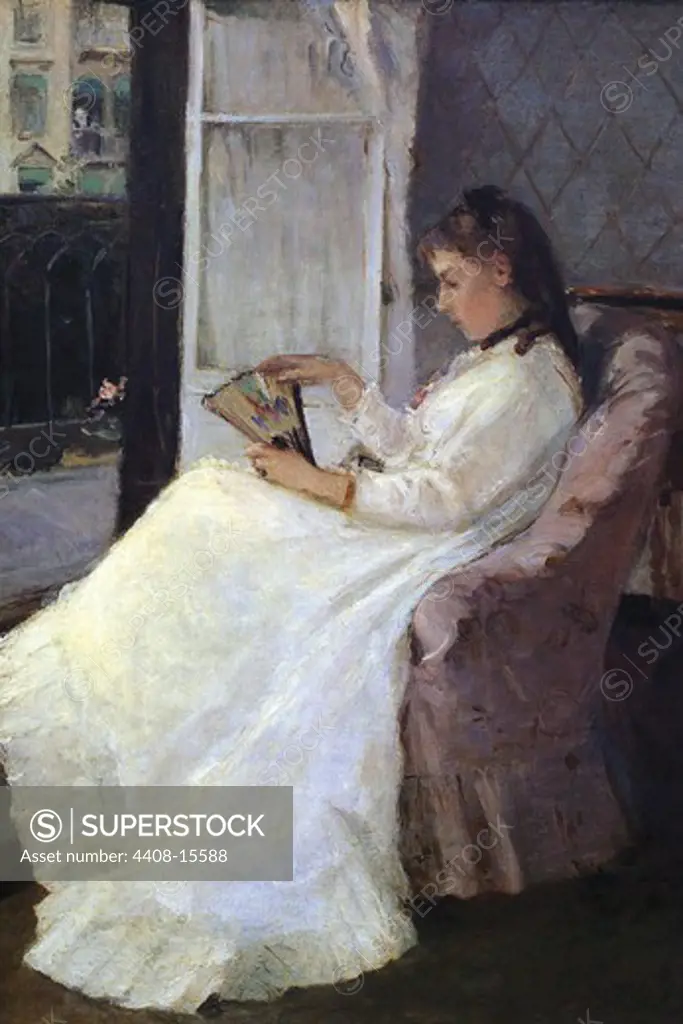 Sister of the artist at a window , Fine Art