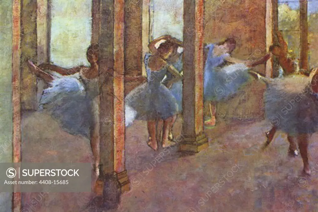 Dancers in the Foyer, Edgar Degas, Fine Art