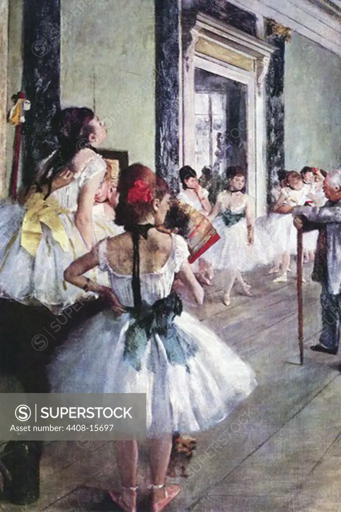 Dance class, Edgar Degas, 1834-1917, French, Fine Art