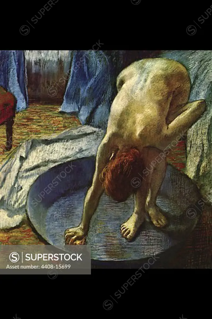 Tub,Edgar Degas, 1834-1917, French, Fine Art