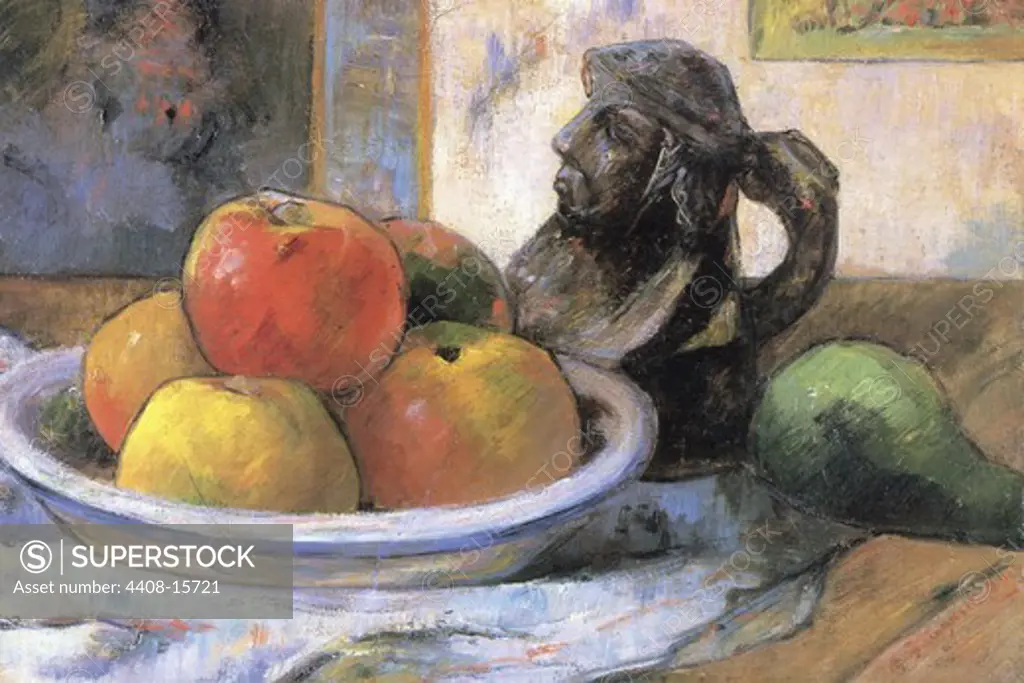 Still Life with Apples, Pears and Krag , Fine Art