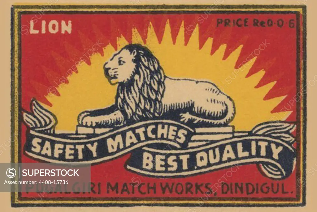 Lion Safety Matches Best Quality, The Big Cats - Lions, Tigers, Leopards etc.