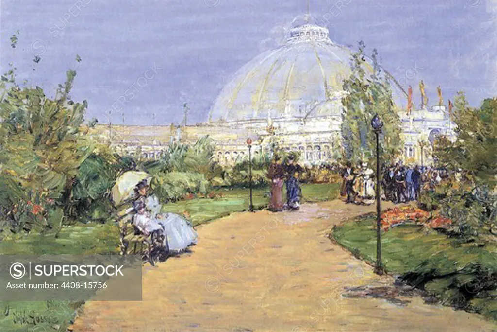 House of gardens, World's Columbian Exposition, Chicago , Fine Art
