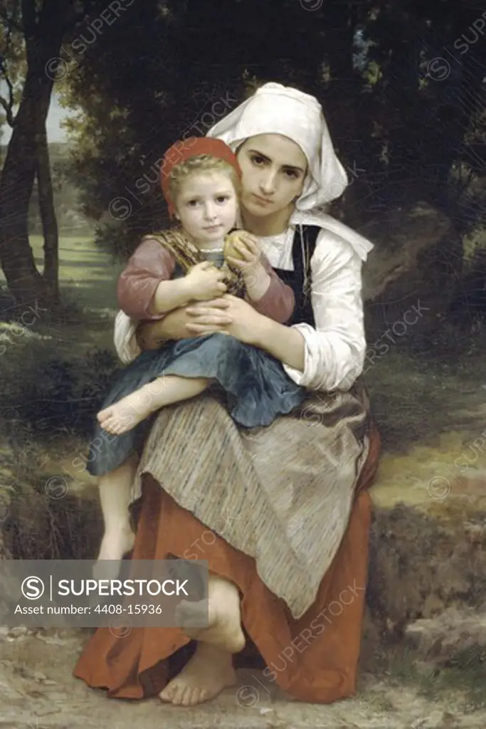 Breton Brother and Sister, Fine Art