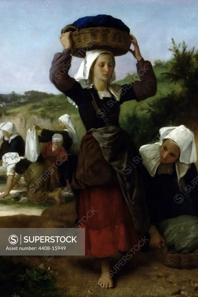Washerwomen of Fouesnant, Fine Art