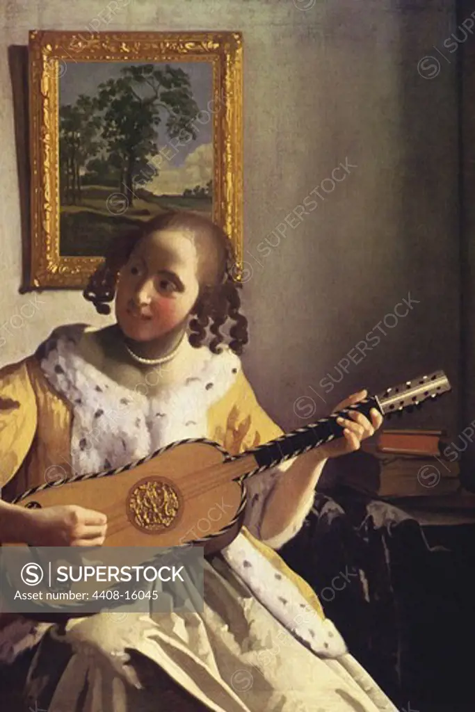 The guitar player   , Fine Art