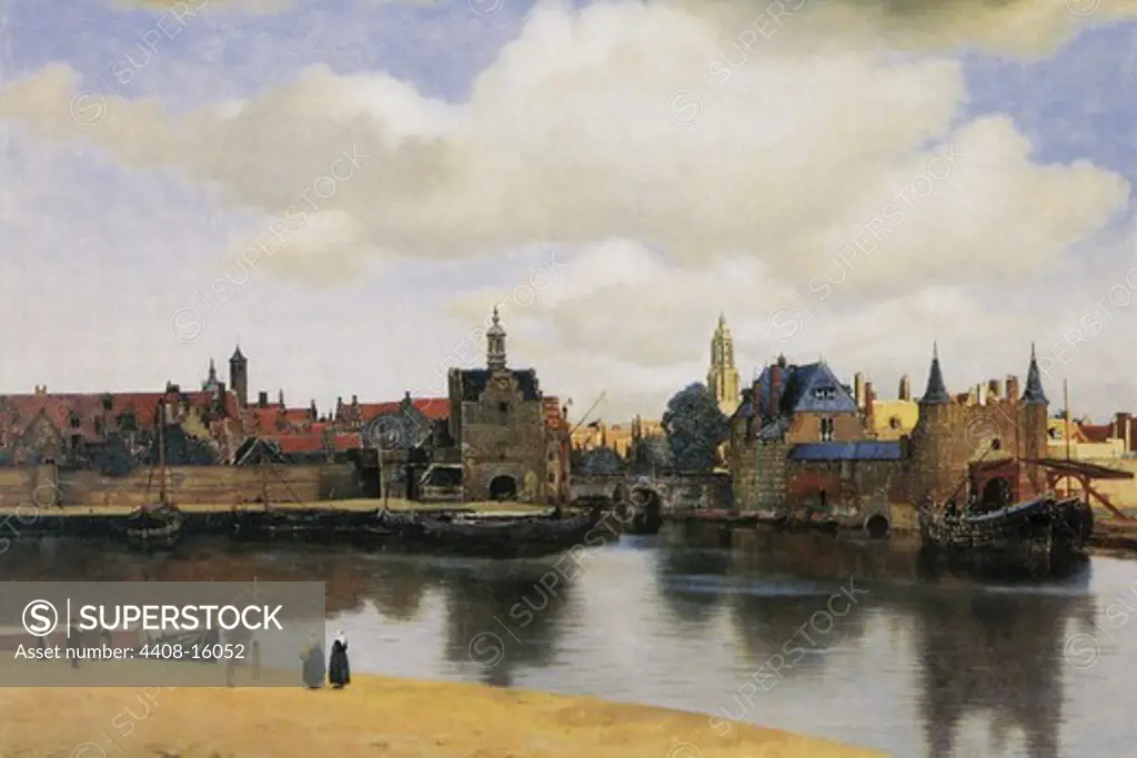 View of Delft   , Fine Art