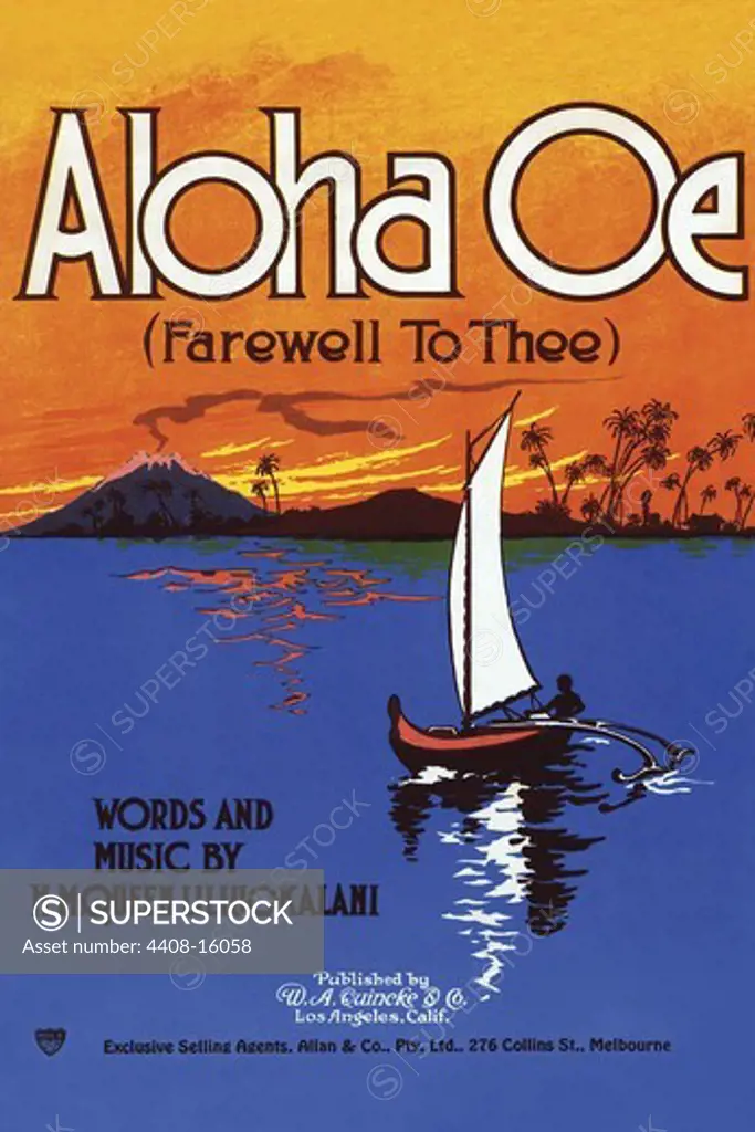 Aloha Oe (Farewell to Thee), America