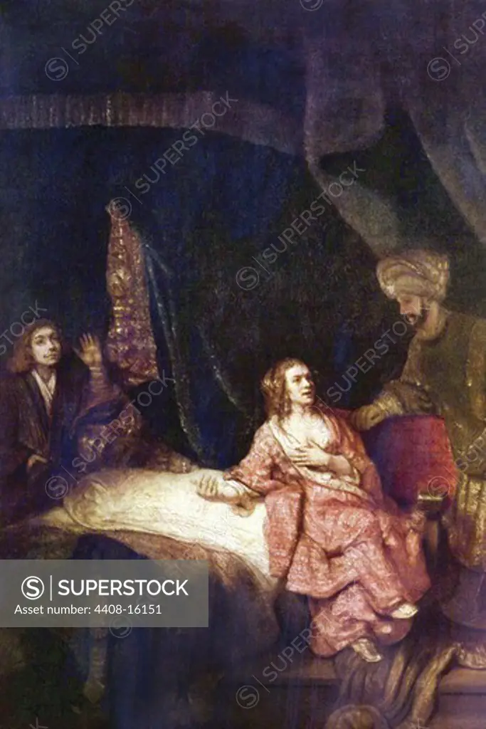 Joseph is accused by Potiphars woman , Fine Art