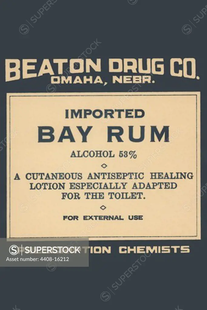 Bay Rum, Medical - Potions, Medications, & Cures