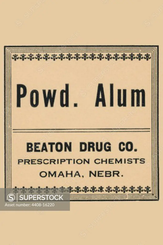 Powdered Alum, Medical - Potions, Medications, & Cures