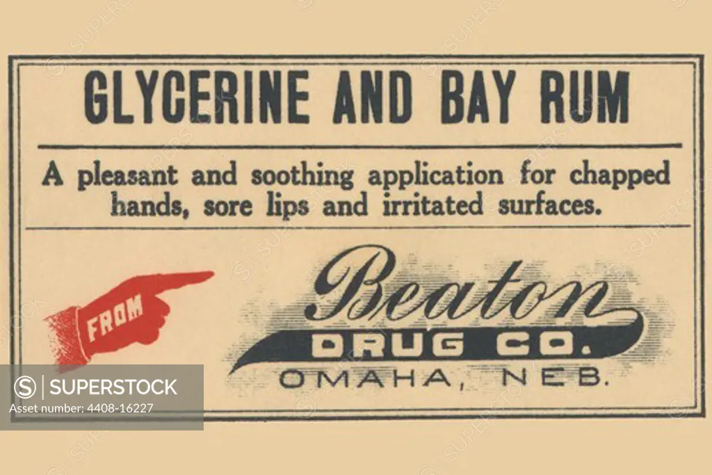 Glycerine and Bay Rum, Medical - Potions, Medications, & Cures