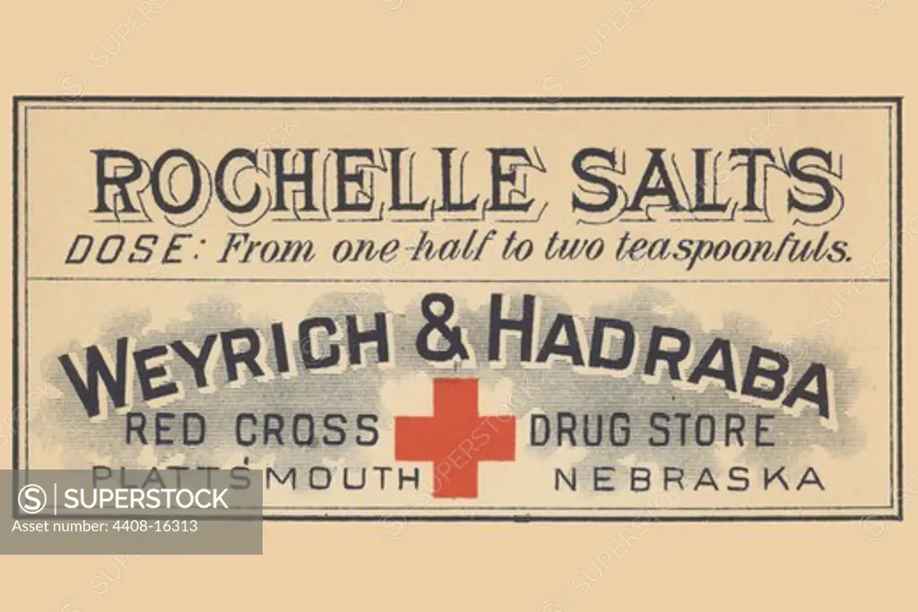 Rochelle Salts, Medical - Potions, Medications, & Cures