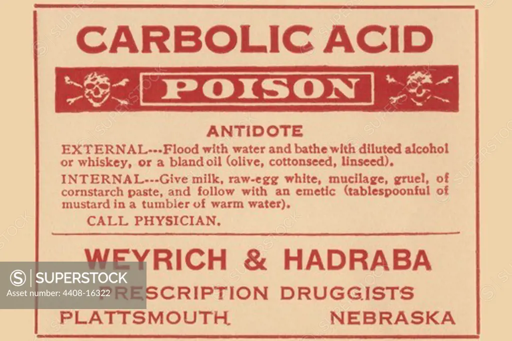 Carbolic Acid, Medical - Potions, Medications, & Cures