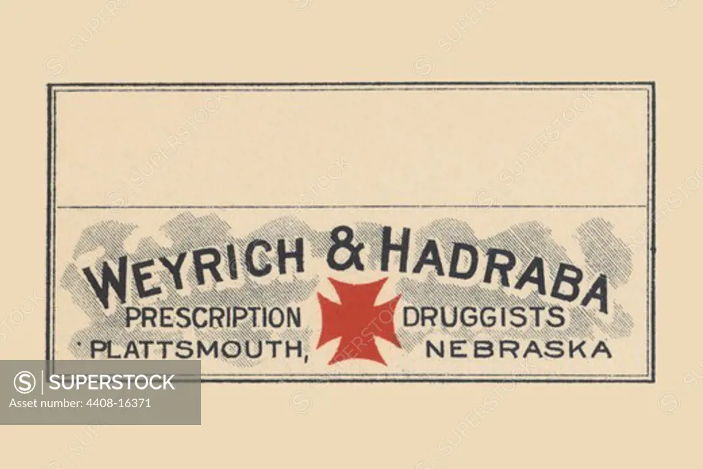 Weyrich & Hadraba Prescription Druggists, Medical - Potions, Medications, & Cures
