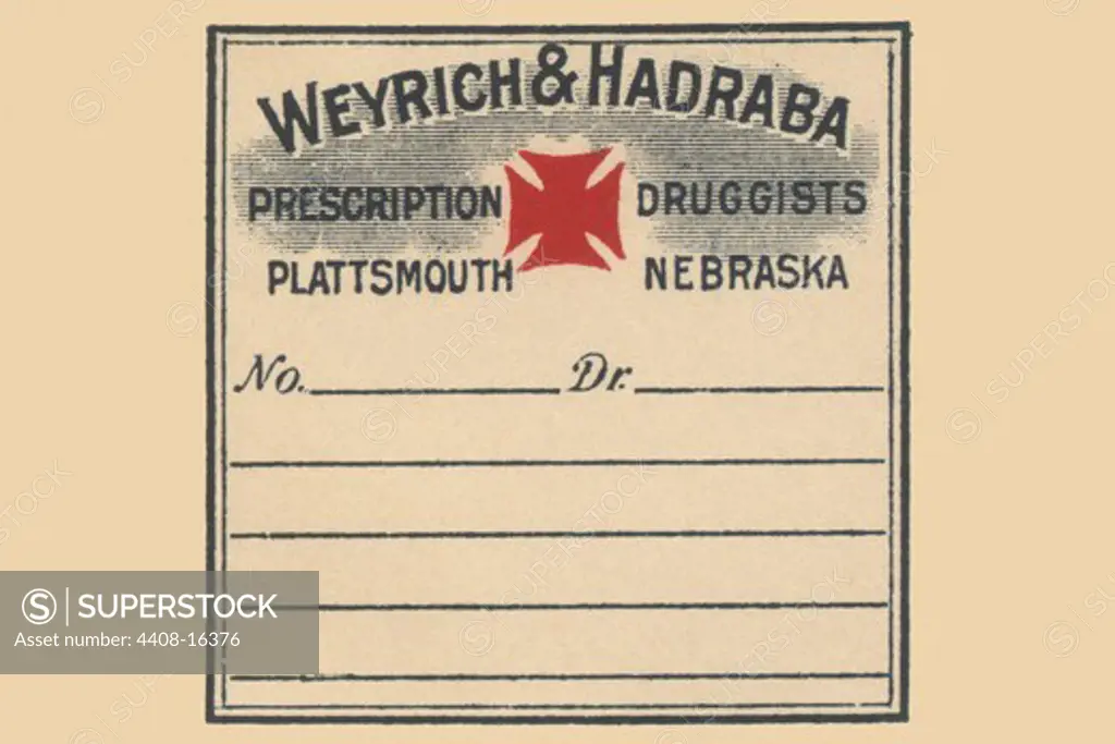 Weyrich & Hadraba Prescription Druggists, Medical - Potions, Medications, & Cures