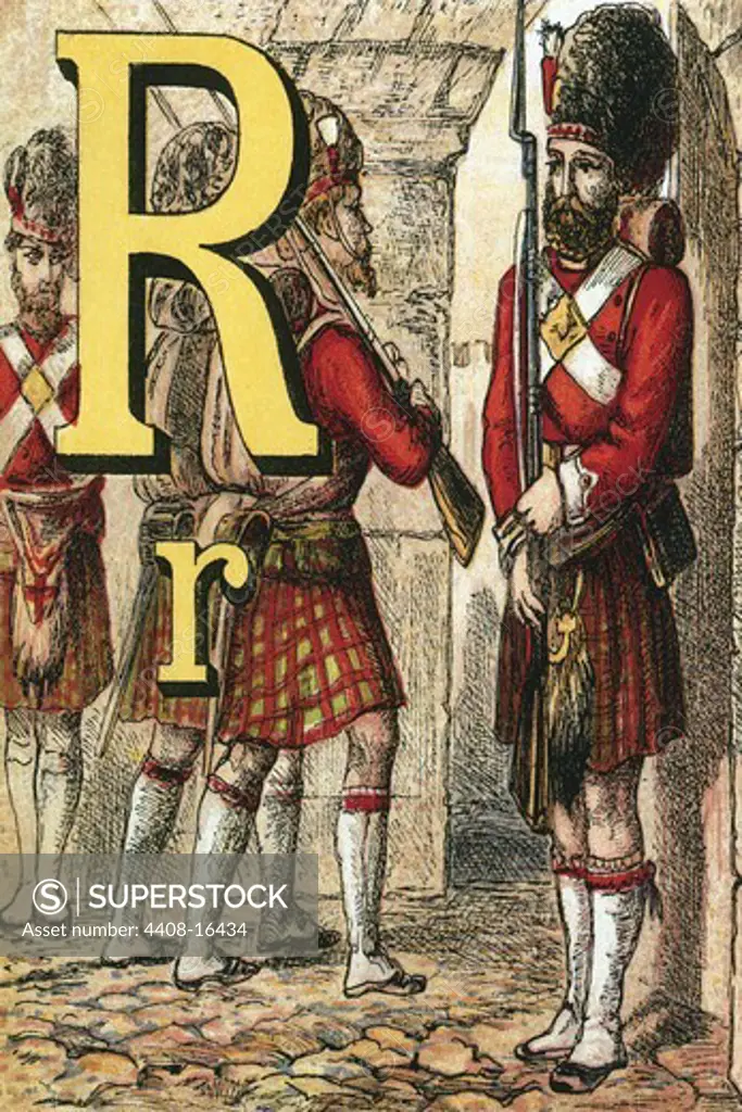 R for the Regiment Guarding the Gate, The Alphabet