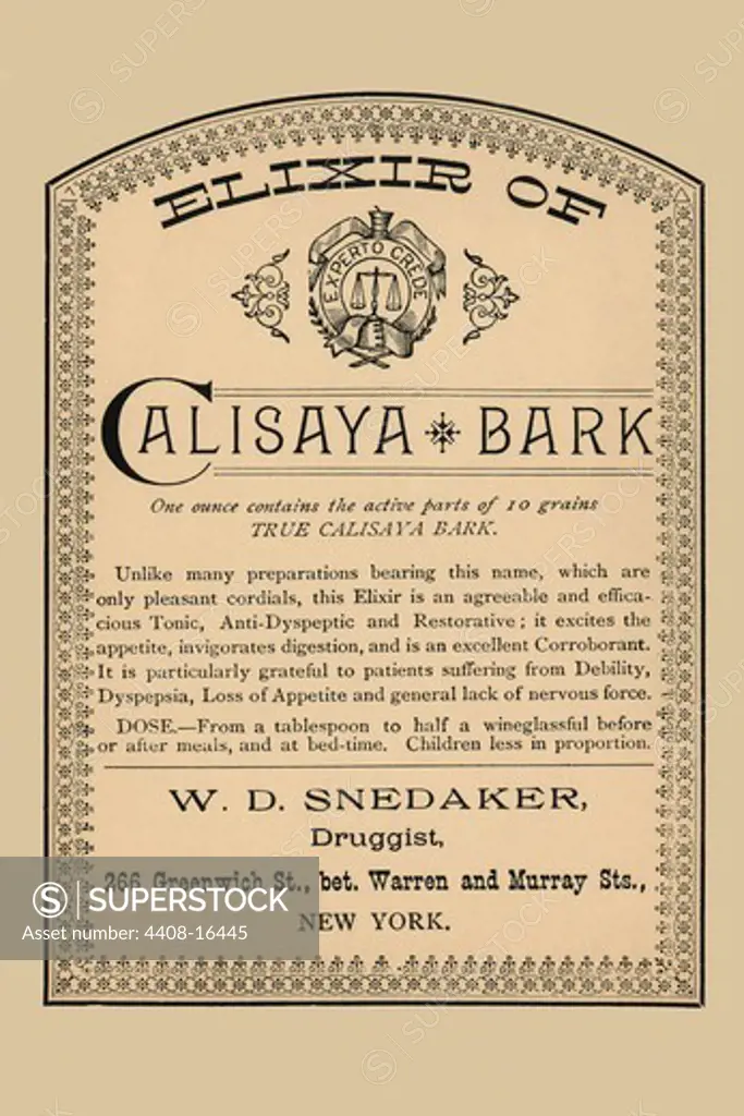 Elixir of Calisaya Bark, Medical - Potions, Medications, & Cures