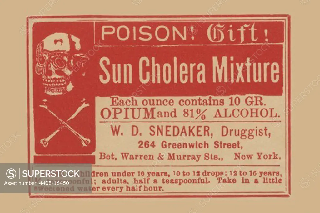 Sun Cholera Mixture, Medical - Potions, Medications, & Cures