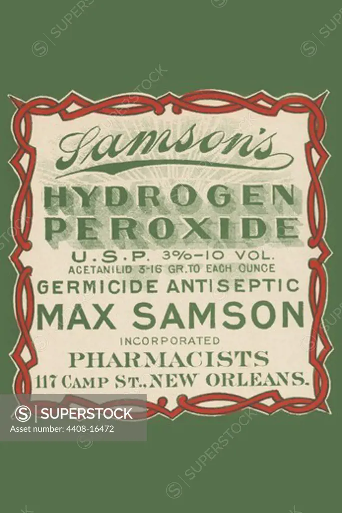 Samson's Hydrogen Peroxide, Medical - Potions, Medications, & Cures