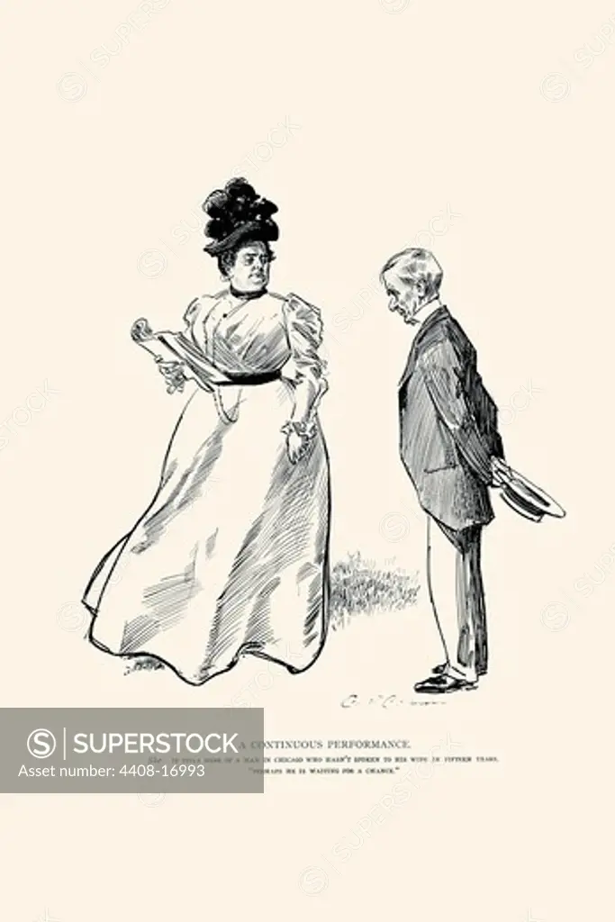 Continuous Performance, Charles Dana Gibson