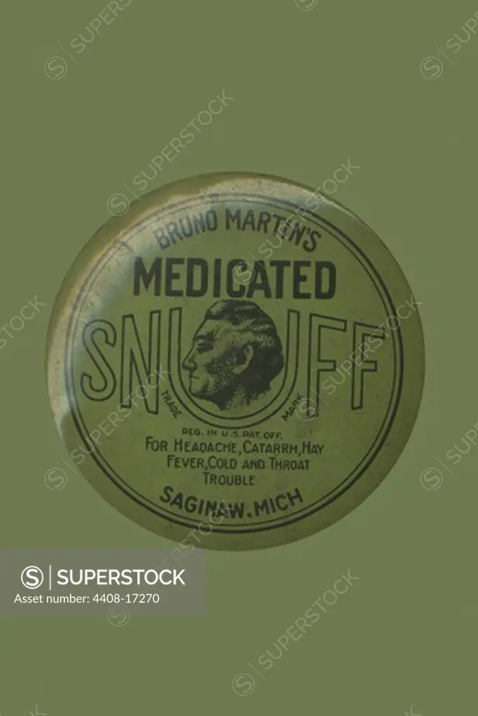 Bruno Martini's Medicated Snuff, Medical - Potions, Medications, & Cures