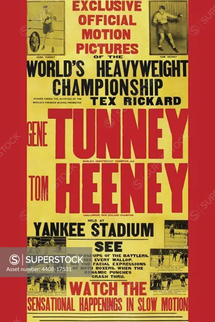 Tunney vs. Heeney, Boxing