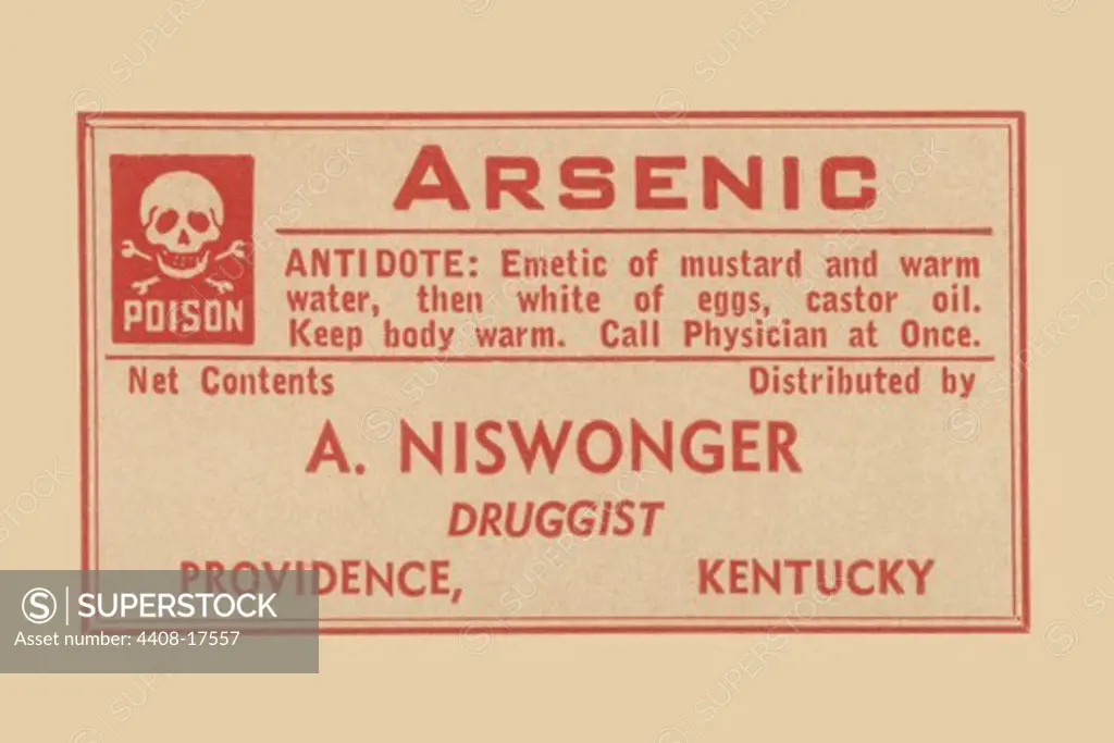 Arsenic, Medical - Potions, Medications, & Cures