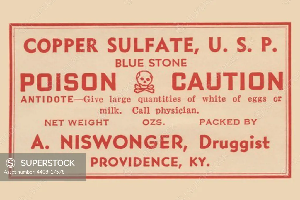 Copper Sulfate, Blue Stone, Medical - Potions, Medications, & Cures